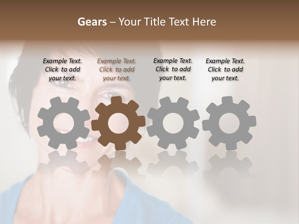 Home Middle Aged Adorable PowerPoint Template