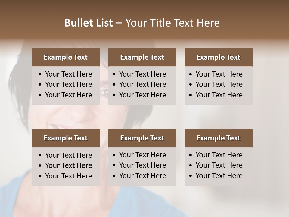 Home Middle Aged Adorable PowerPoint Template