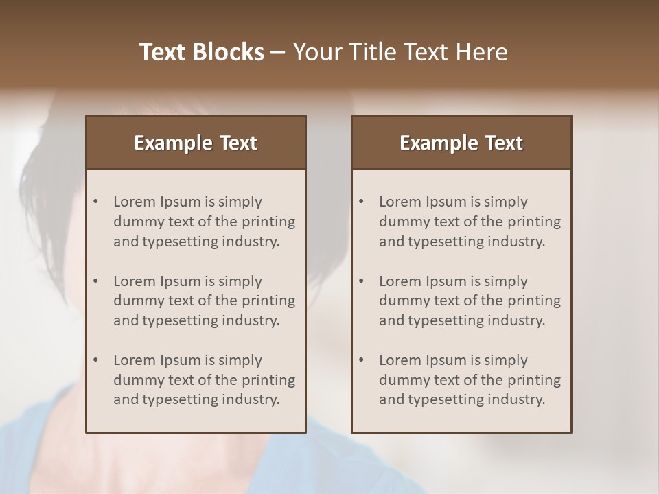 Home Middle Aged Adorable PowerPoint Template