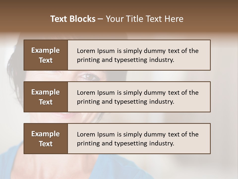 Home Middle Aged Adorable PowerPoint Template