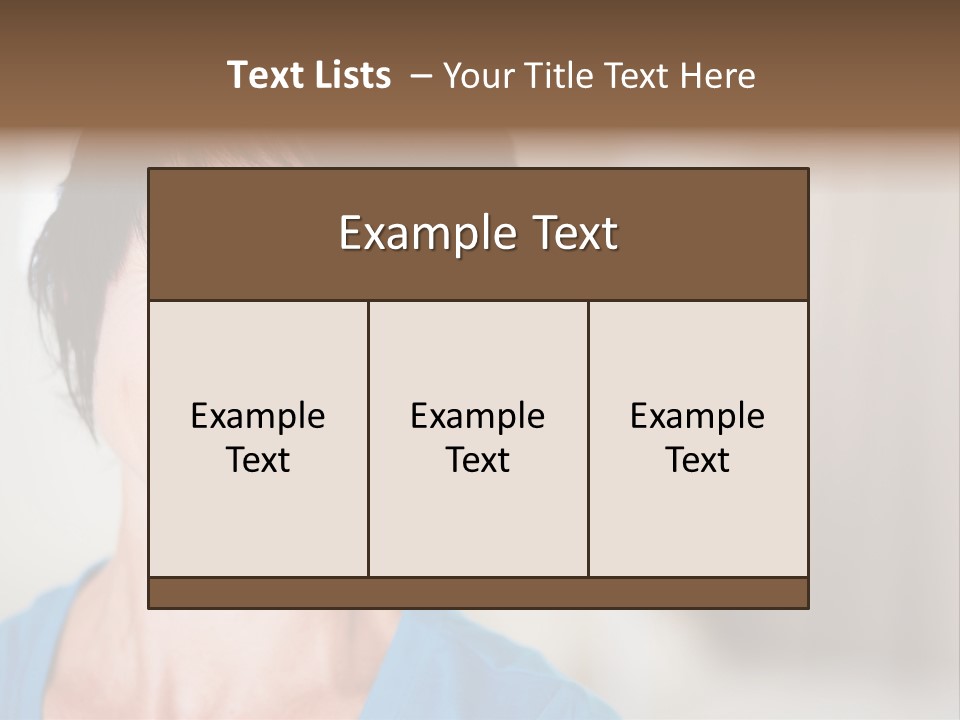 Home Middle Aged Adorable PowerPoint Template