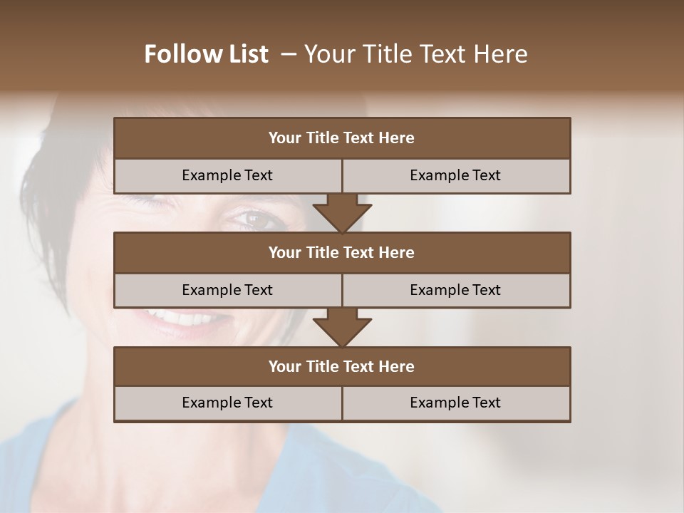 Home Middle Aged Adorable PowerPoint Template
