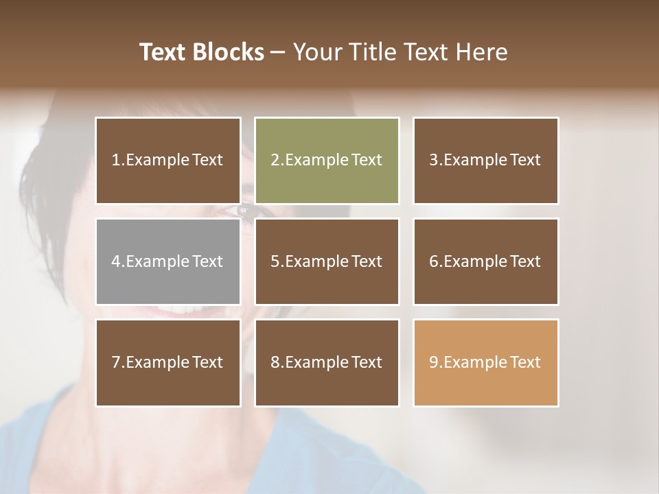 Home Middle Aged Adorable PowerPoint Template