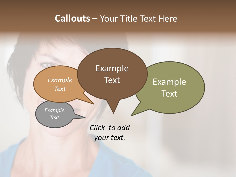 Home Middle Aged Adorable PowerPoint Template