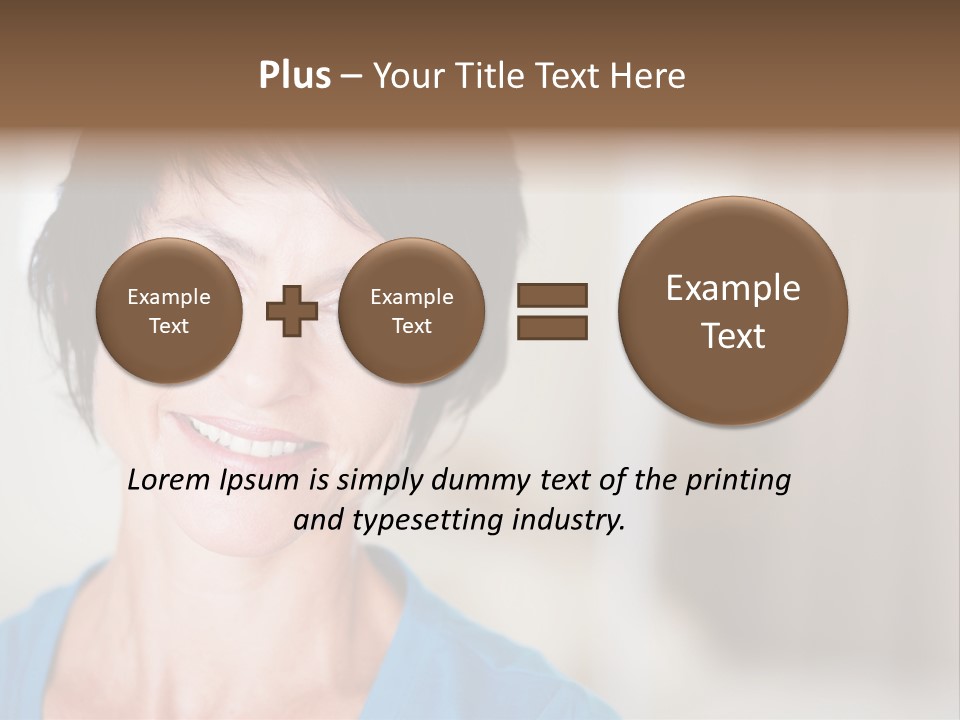 Home Middle Aged Adorable PowerPoint Template