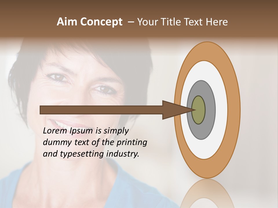 Home Middle Aged Adorable PowerPoint Template