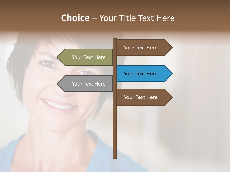 Home Middle Aged Adorable PowerPoint Template