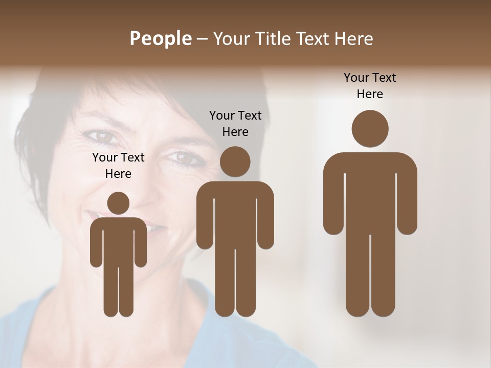 Home Middle Aged Adorable PowerPoint Template