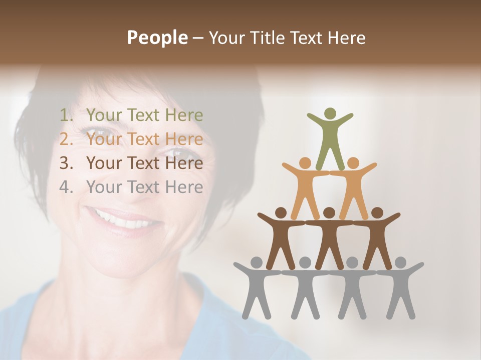 Home Middle Aged Adorable PowerPoint Template