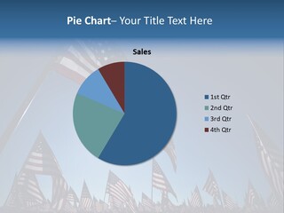 Flag Americana Wind PowerPoint Template