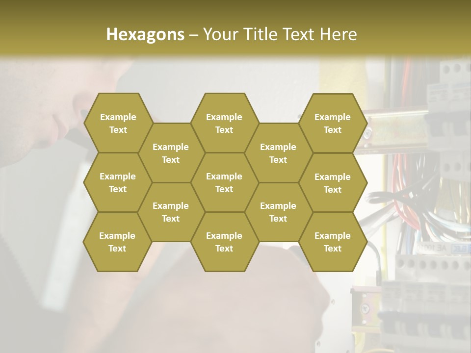 Skill Man Cable PowerPoint Template