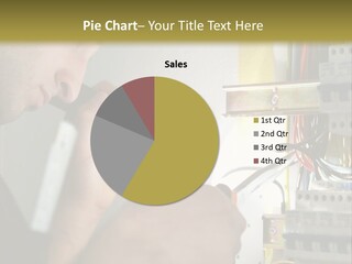 Skill Man Cable PowerPoint Template