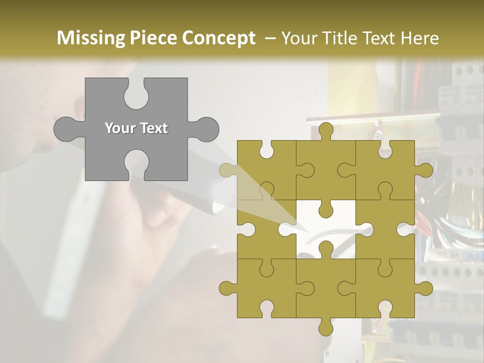 Skill Man Cable PowerPoint Template