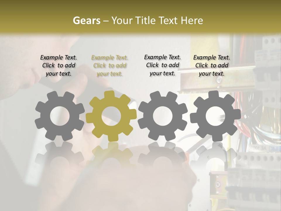 Skill Man Cable PowerPoint Template