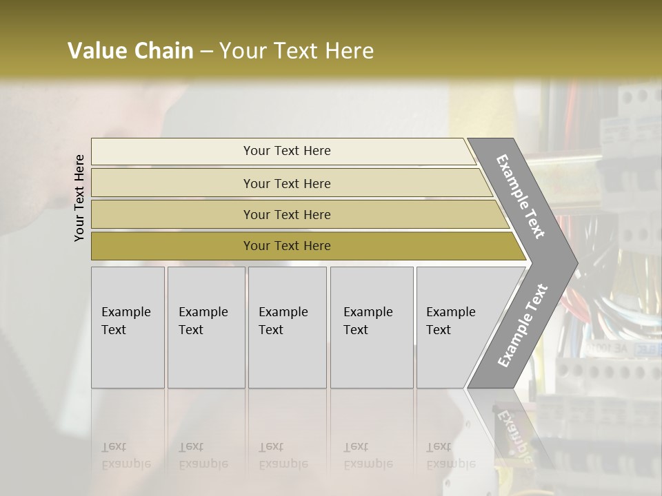 Skill Man Cable PowerPoint Template
