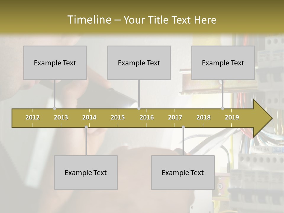 Skill Man Cable PowerPoint Template