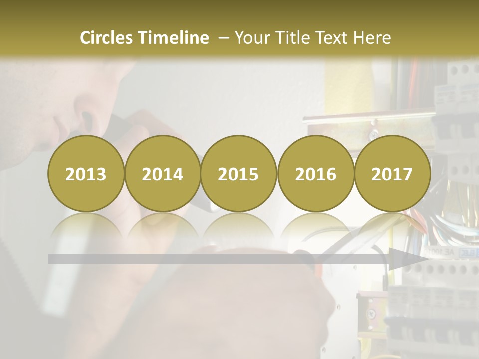 Skill Man Cable PowerPoint Template