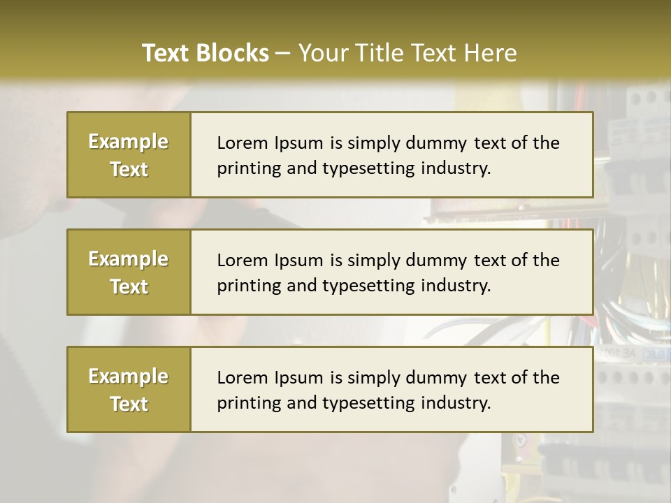 Skill Man Cable PowerPoint Template