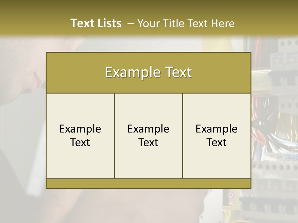 Skill Man Cable PowerPoint Template