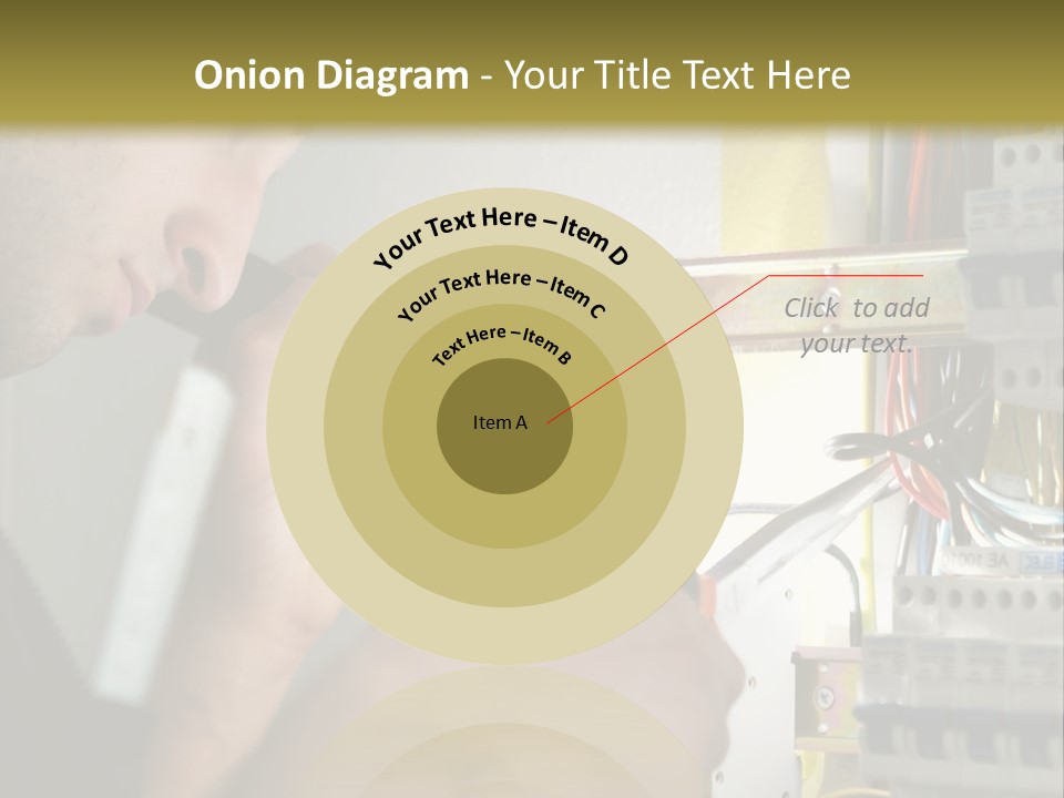Skill Man Cable PowerPoint Template