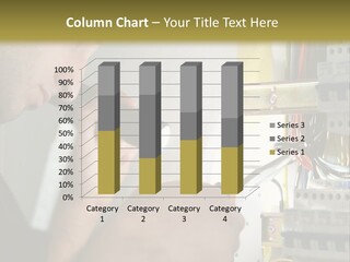 Skill Man Cable PowerPoint Template