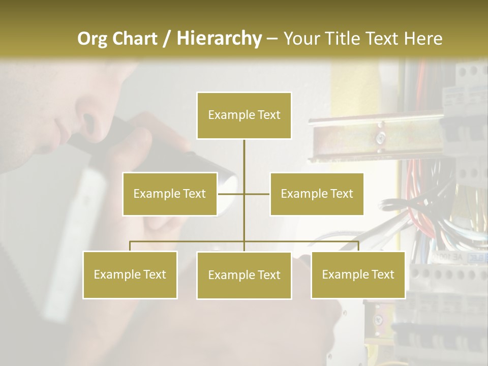 Skill Man Cable PowerPoint Template