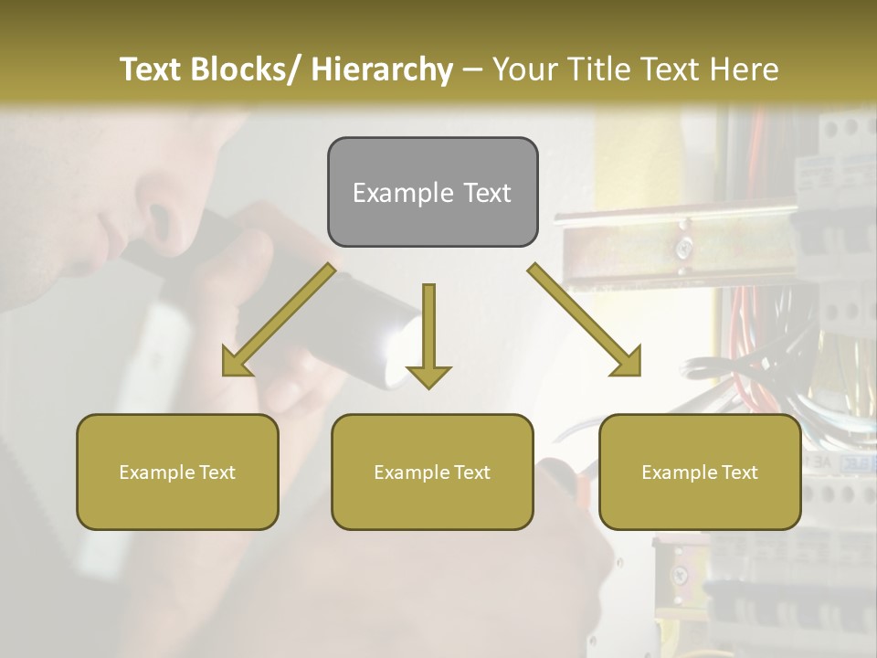 Skill Man Cable PowerPoint Template