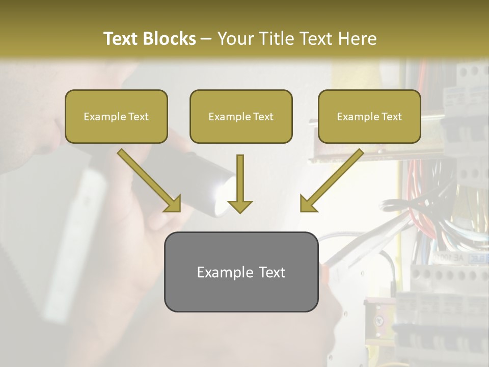 Skill Man Cable PowerPoint Template