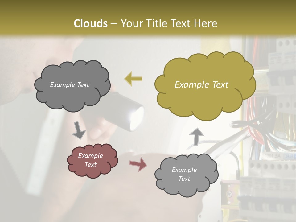 Skill Man Cable PowerPoint Template