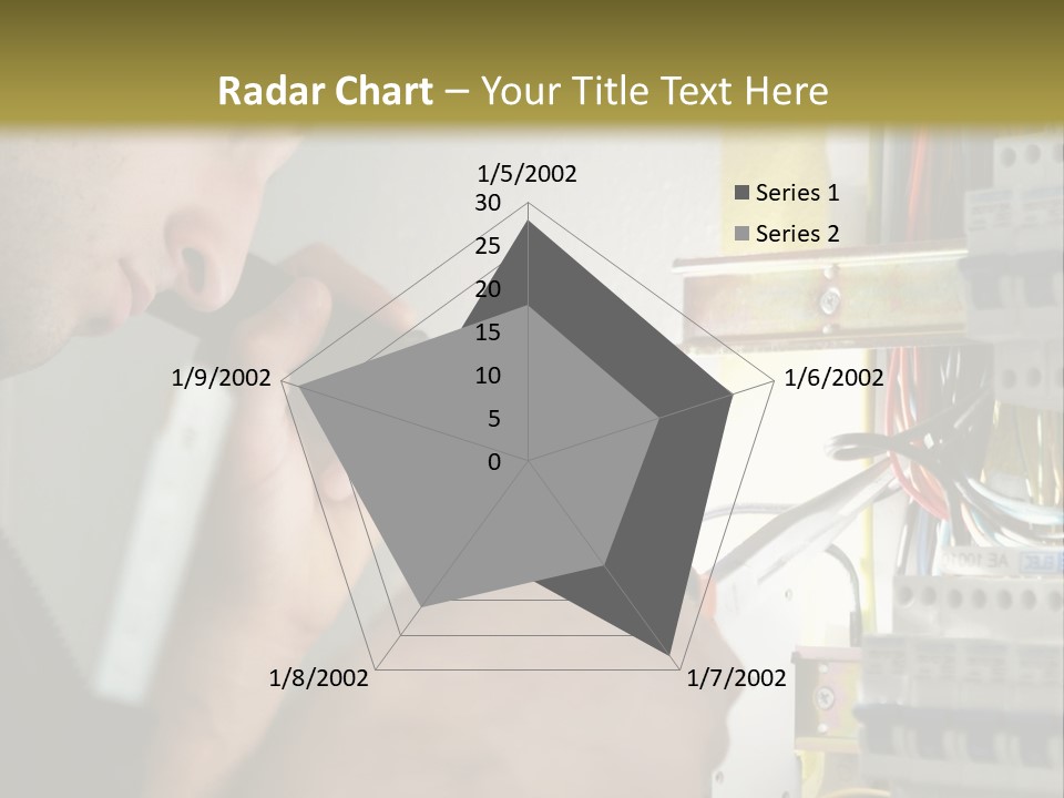 Skill Man Cable PowerPoint Template