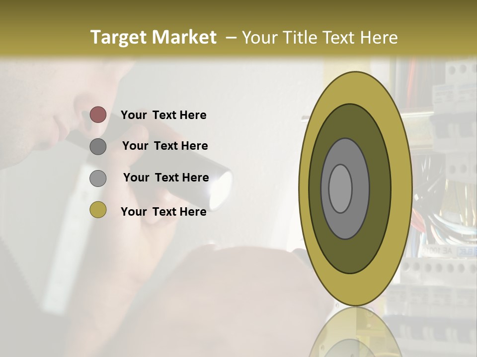 Skill Man Cable PowerPoint Template