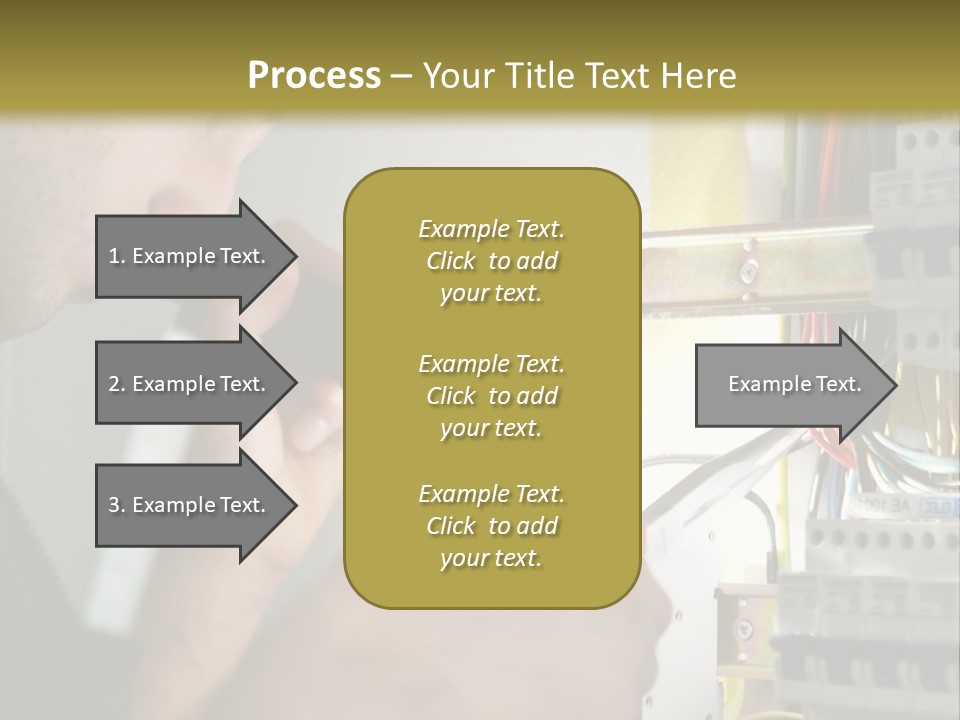 Skill Man Cable PowerPoint Template