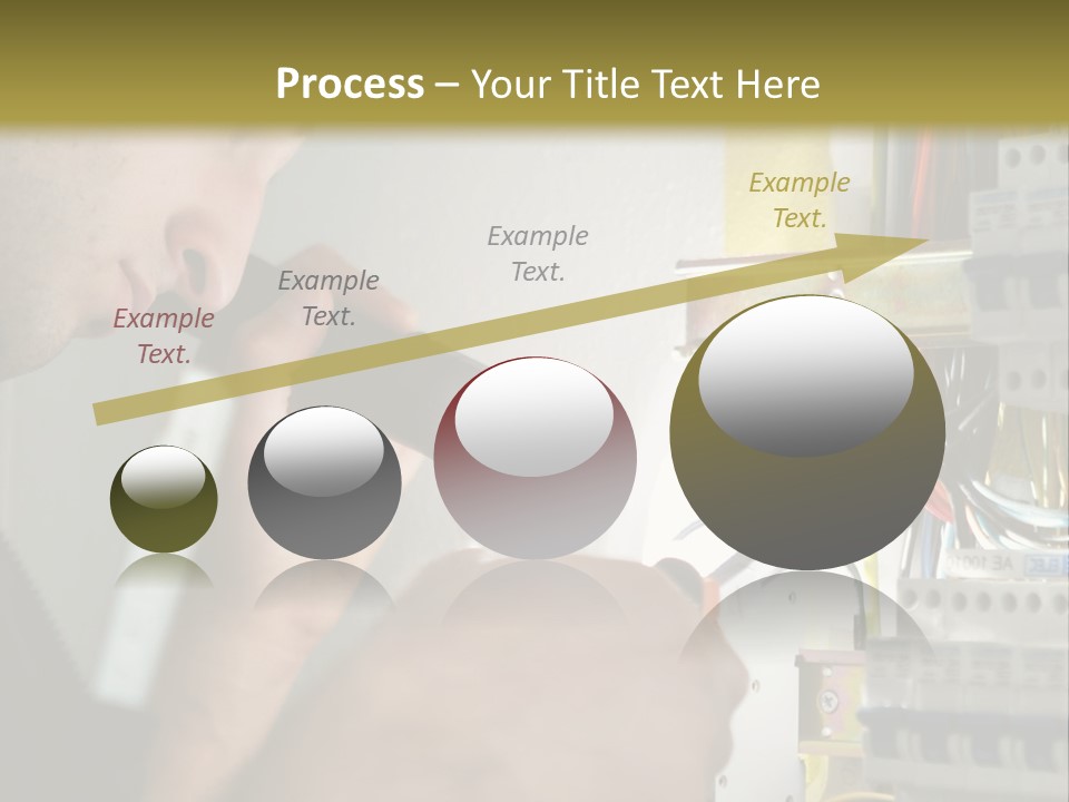Skill Man Cable PowerPoint Template