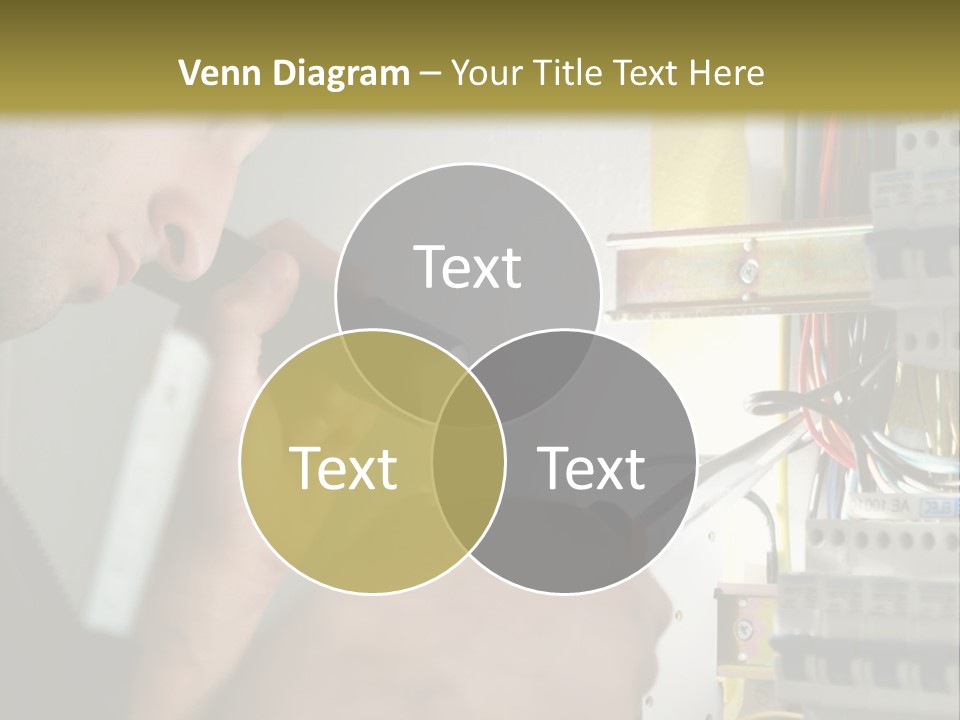 Skill Man Cable PowerPoint Template