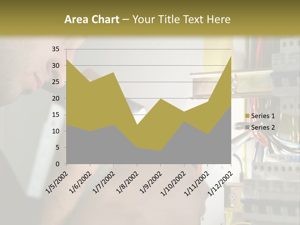 Skill Man Cable PowerPoint Template