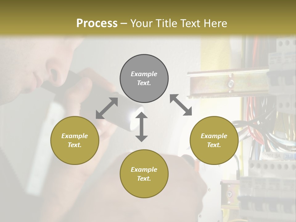 Skill Man Cable PowerPoint Template