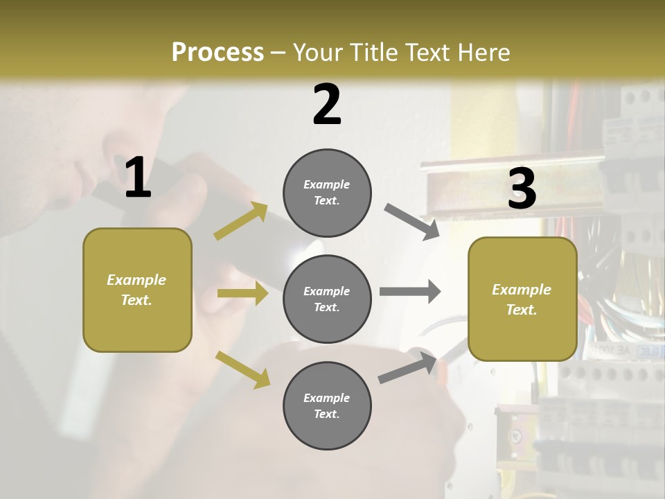 Skill Man Cable PowerPoint Template