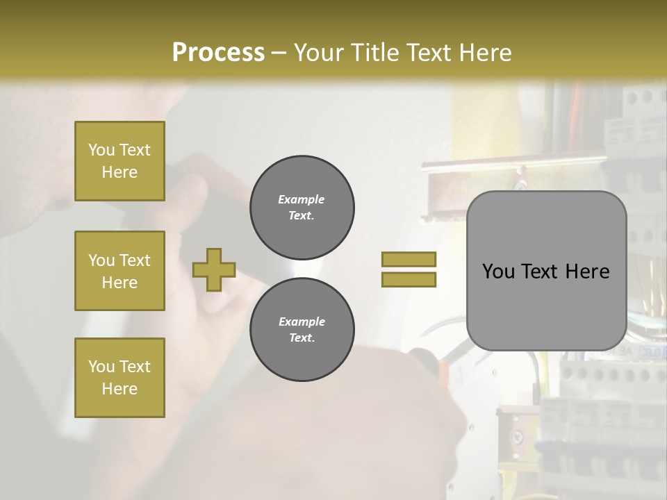 Skill Man Cable PowerPoint Template