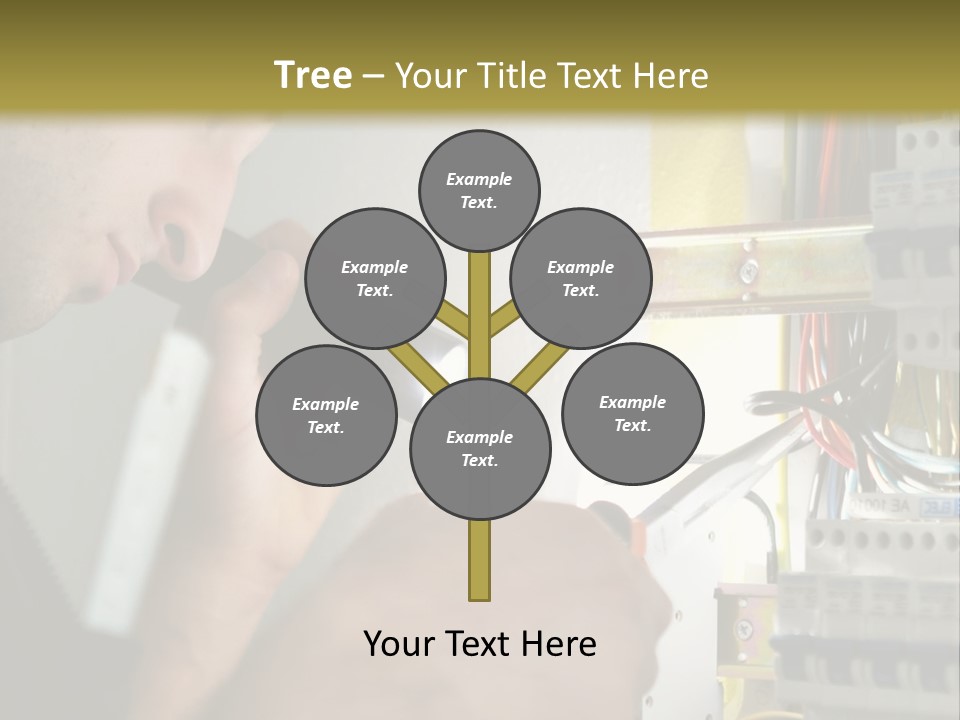 Skill Man Cable PowerPoint Template