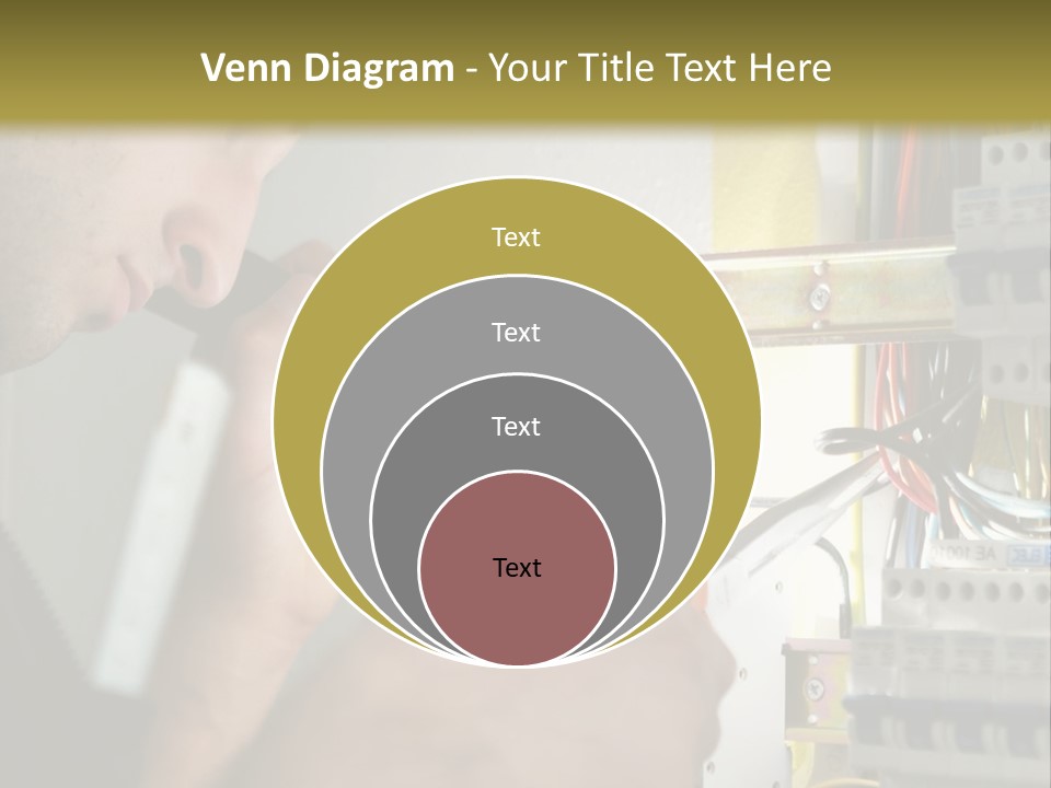 Skill Man Cable PowerPoint Template