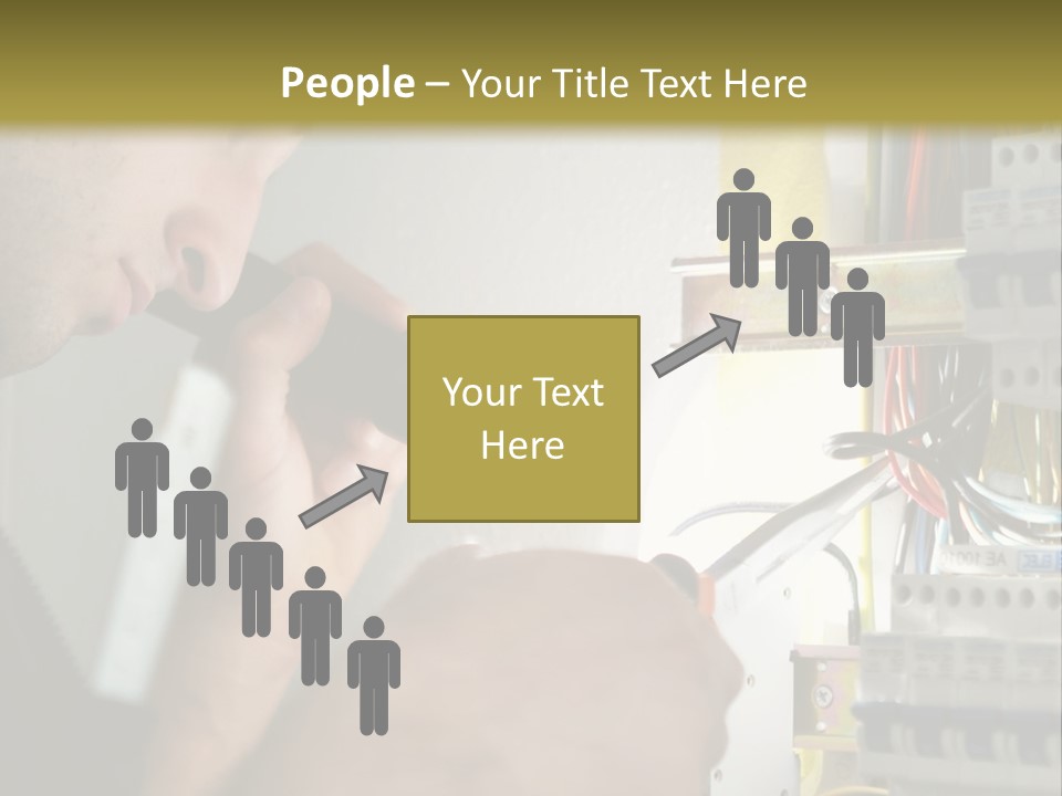 Skill Man Cable PowerPoint Template