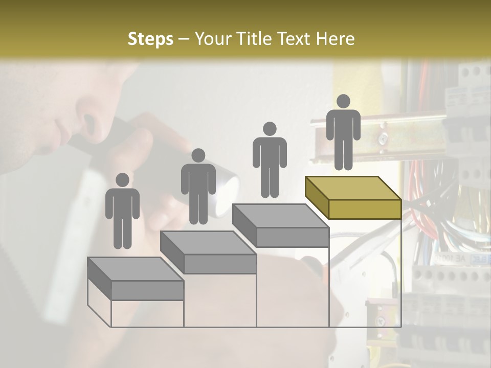 Skill Man Cable PowerPoint Template