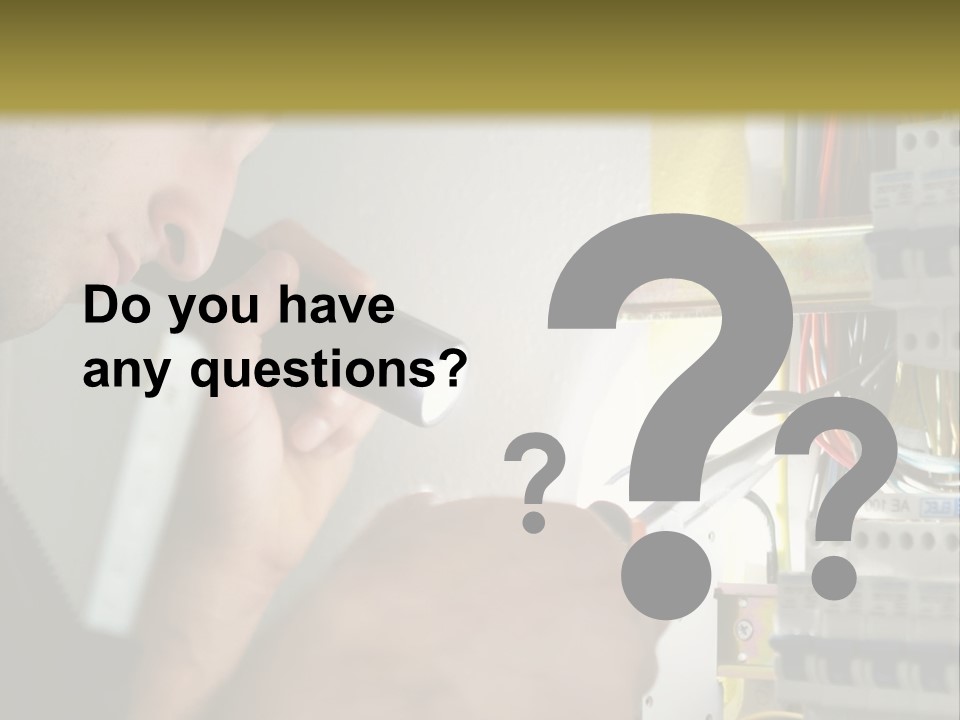 Skill Man Cable PowerPoint Template