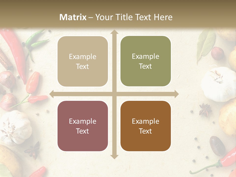 Leaf Laurel Garlic PowerPoint Template