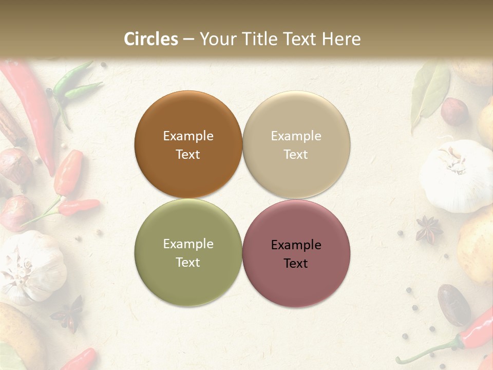 Leaf Laurel Garlic PowerPoint Template