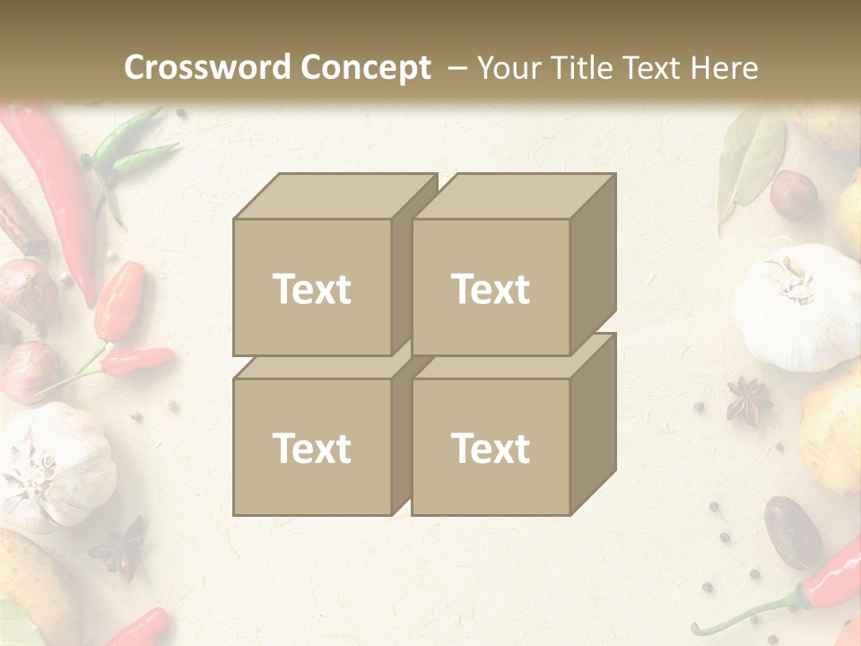 Leaf Laurel Garlic PowerPoint Template