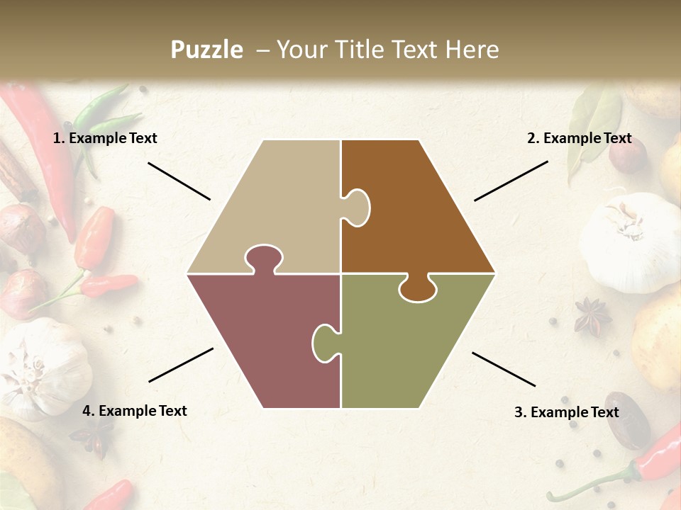 Leaf Laurel Garlic PowerPoint Template