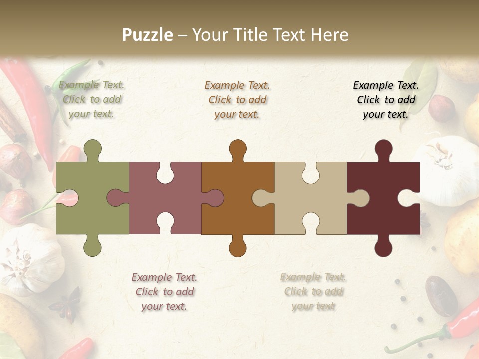 Leaf Laurel Garlic PowerPoint Template