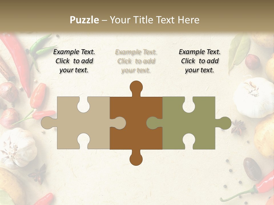 Leaf Laurel Garlic PowerPoint Template