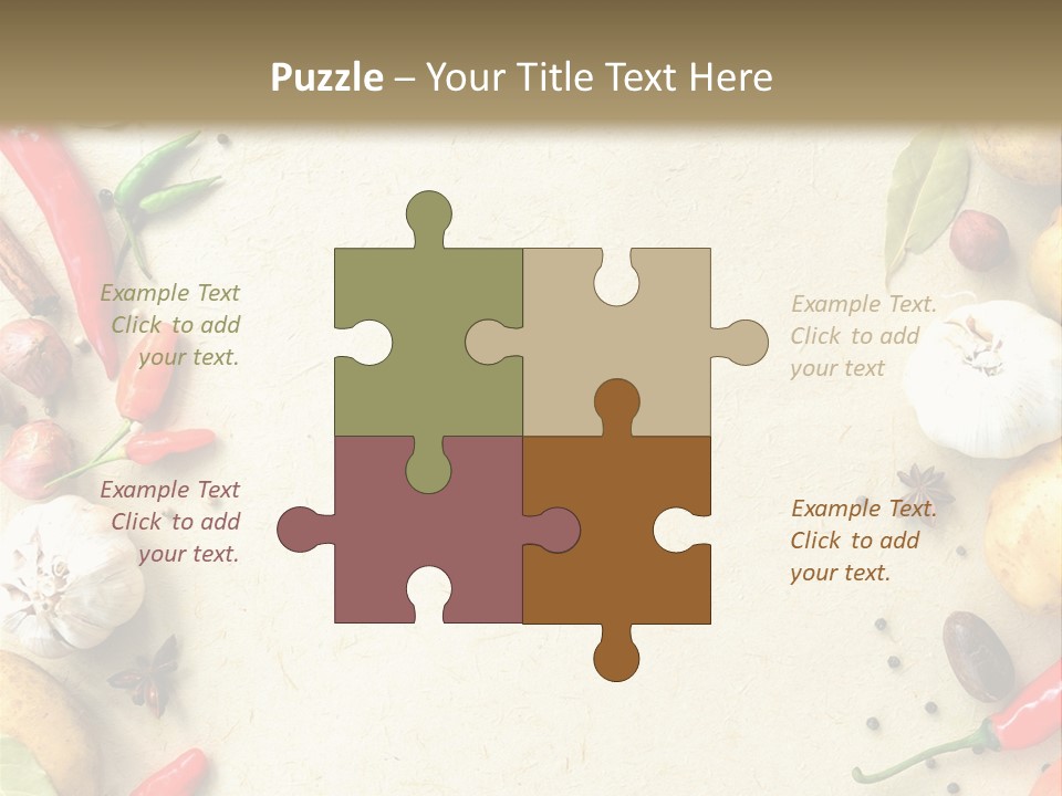 Leaf Laurel Garlic PowerPoint Template